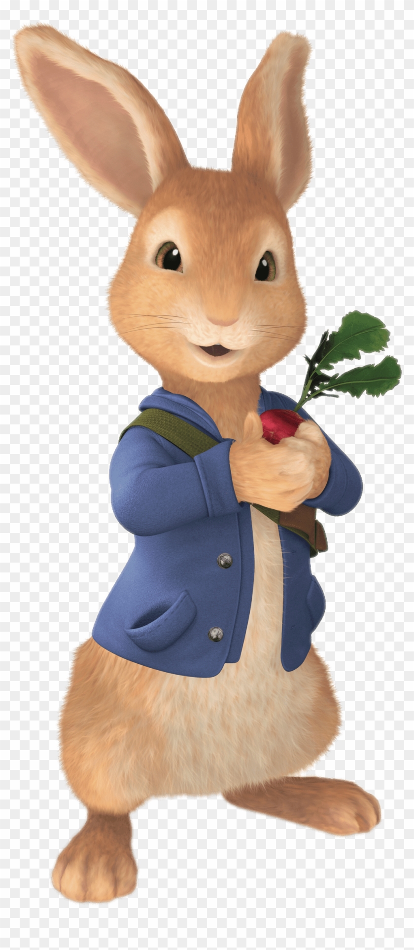 Peter Rabbit Holding Radish Transparent Png - Peter Rabbit James Corden #939604