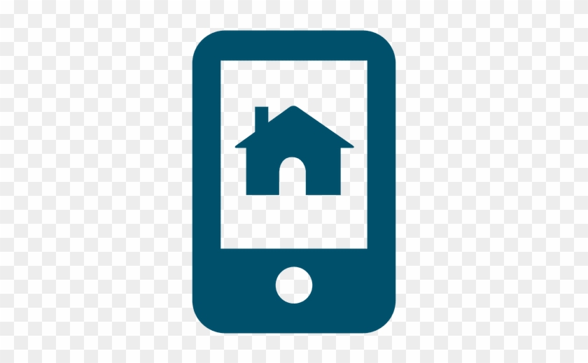 Home Phone Real Estate Icon - Logo Casa Con Dinero Bienes Raices #939730