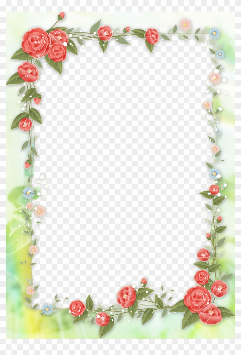 Http - //syedimranrocks - Blogspot - Com/ - Free Clipart Pink Flower Border Frame #939905