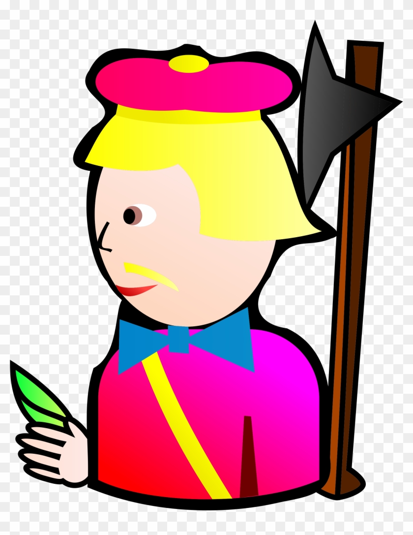 Playing Card, Boy, Blonde, Male, Man, Person, Ax - Jack Of Spades Card #940297