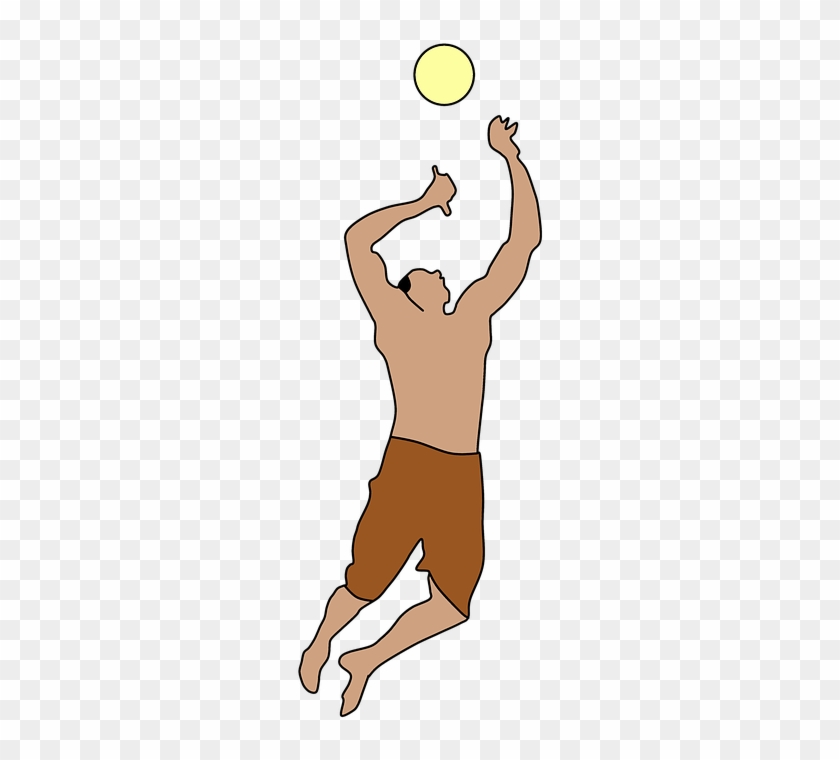 Dodgeball Clipart Play Ball - Personas Jugando Voleibol Png #940346