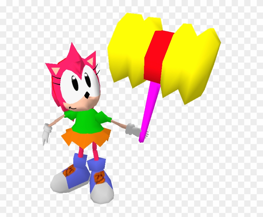 Classic Amy Render By Silverdahedgehog06 - Comics #940383