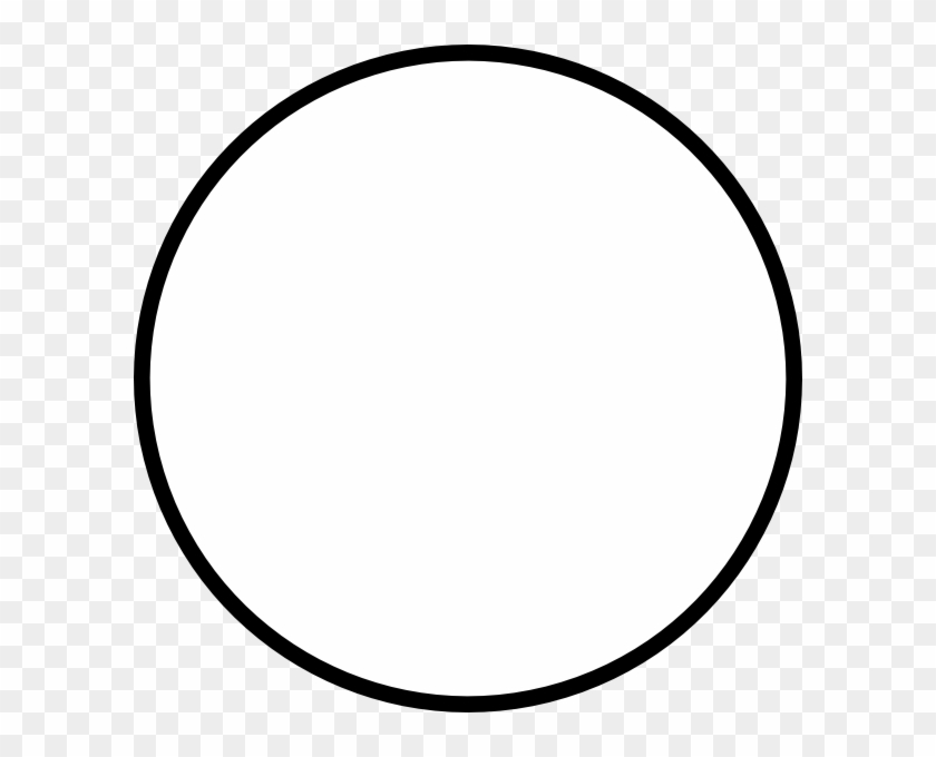 White Round Clip Art At Clker Com Vector Clip Art Online - Square With Circle Cut Out #940413