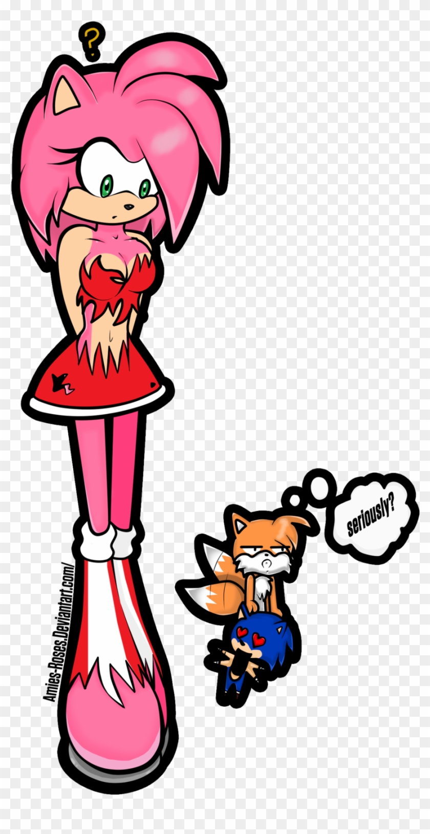 Giantess Amy Rose By Amies Roses-d64kar5 - Sonic The Hedgehog Giantess #940800