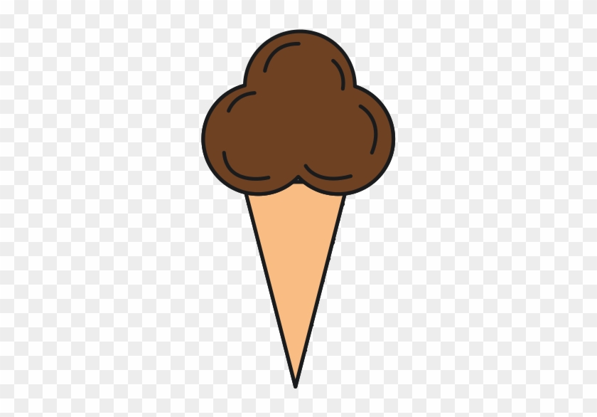 Ice Cream In Cone - Cream #941322