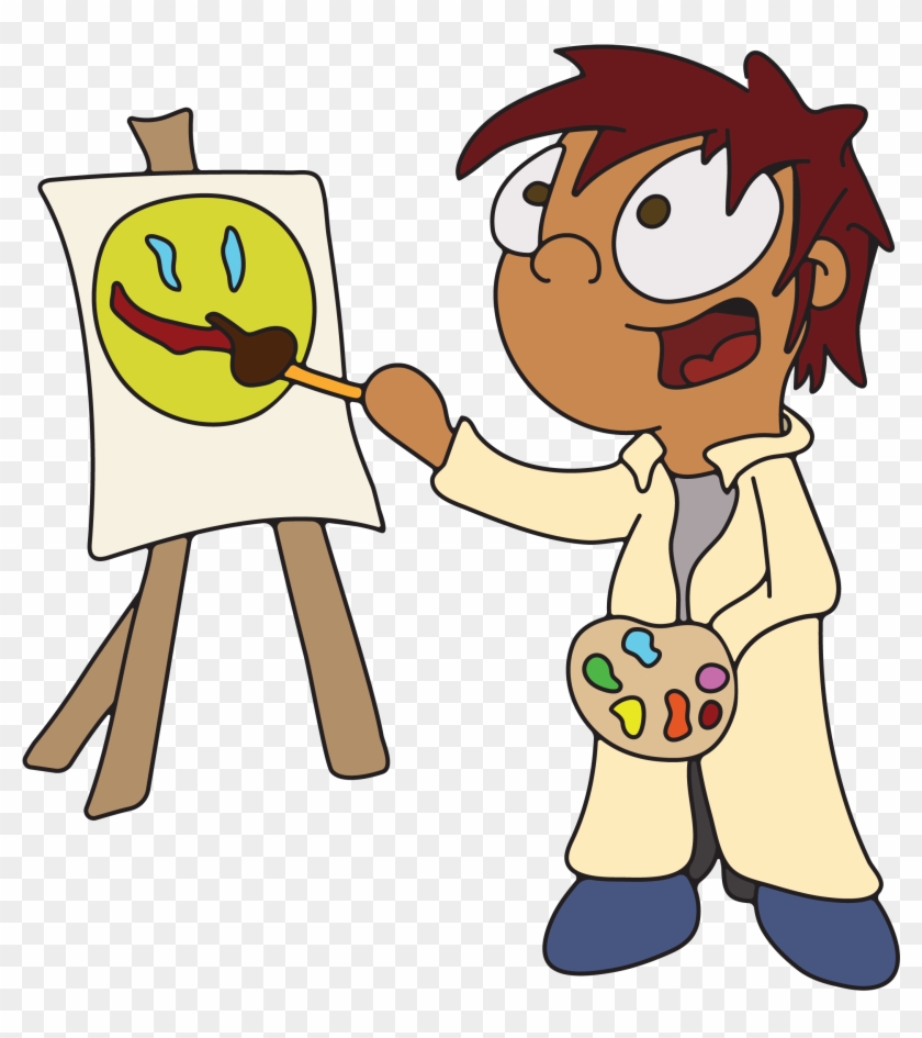 Button For Artist Game - Cartoon #942606
