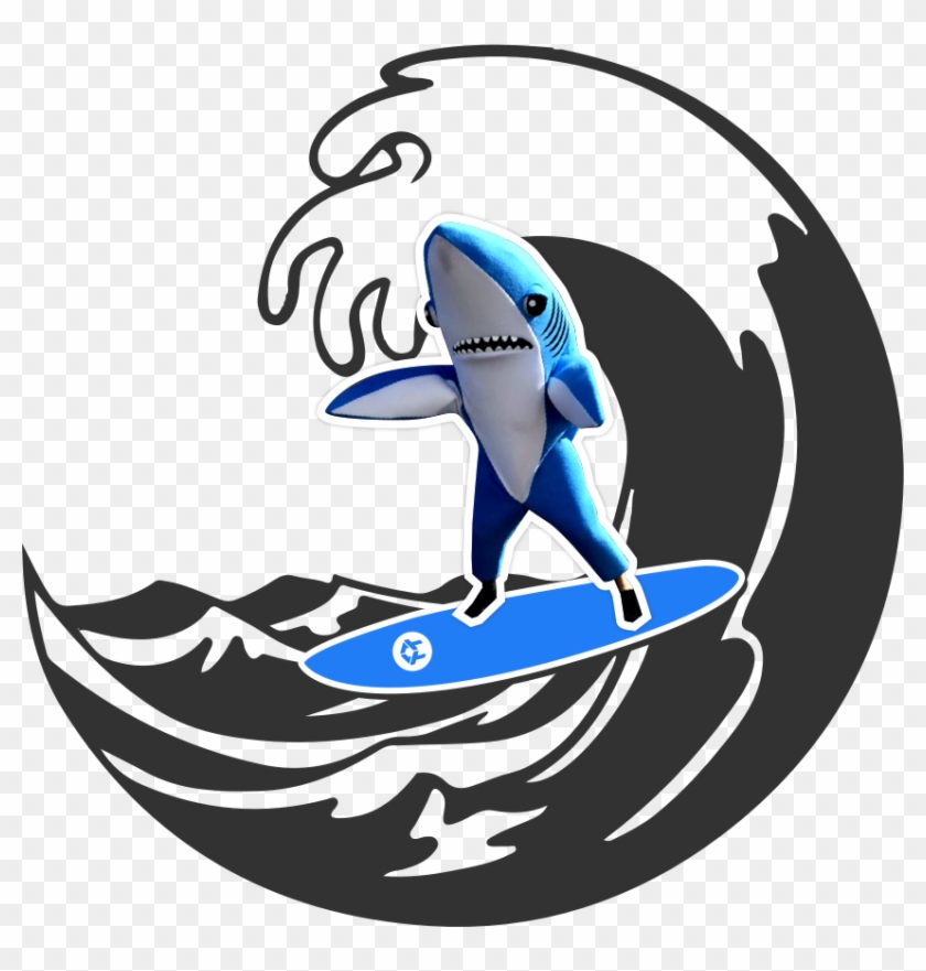 It's Just Like Shark Week, Only It Lasts An Entire - Ocean Wave Vector #942863