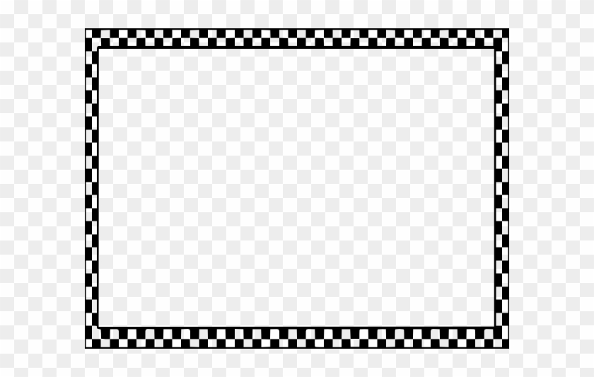 Checkered Border Clip Art - تعليم الحروف العربية كتابة #942912