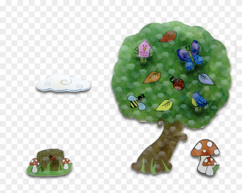 Irish Fairy Door 3-d Wall Art Tree - Fairy Door #943310