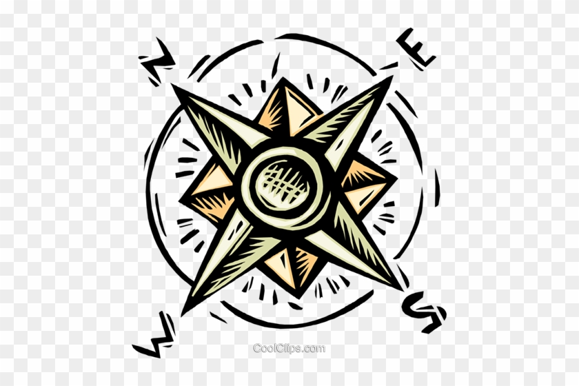 Compass Clipart Cute - Compass Rose Clipart Png #943637