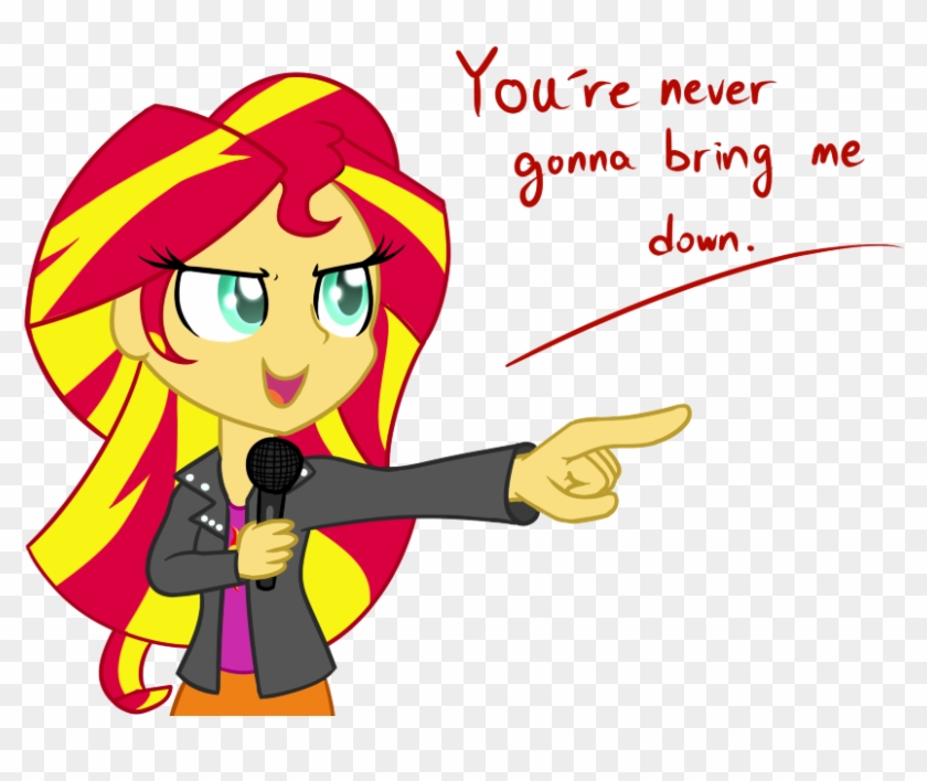 Sunset Shimmer By Hankofficer - Sunset Shimmer Human Gif #943721