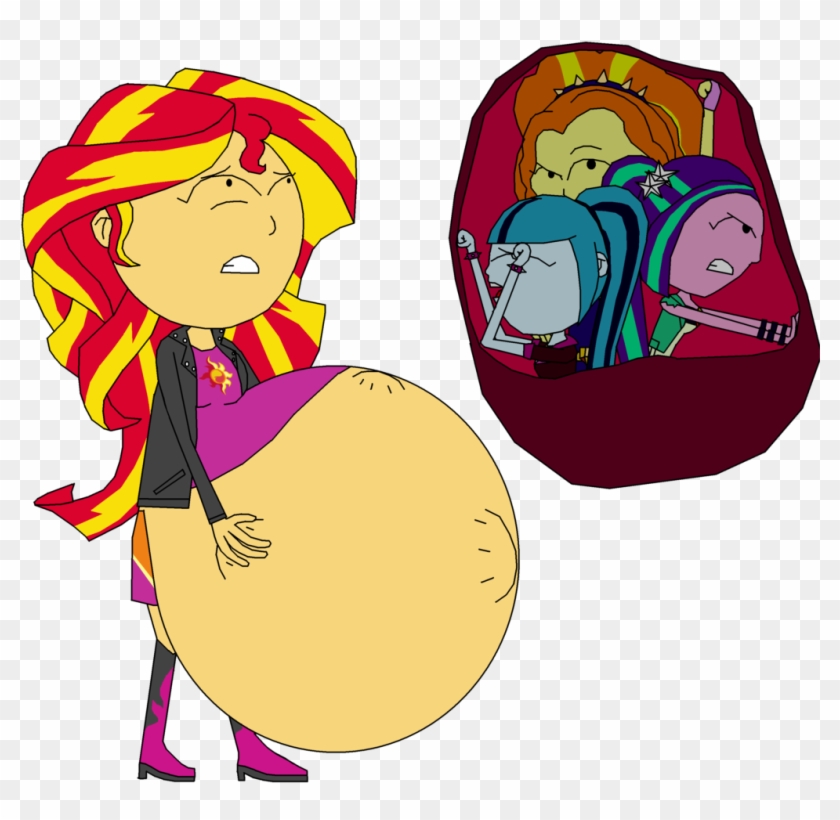 Fat - Equestria Girls Sunset Shimmer Vore #943729