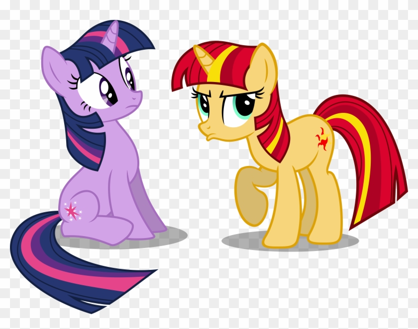 Sunset Shimmer 'twilirized' By Austiniousi - Twilight Sparkle And Sunset Shimmer Pony #943743