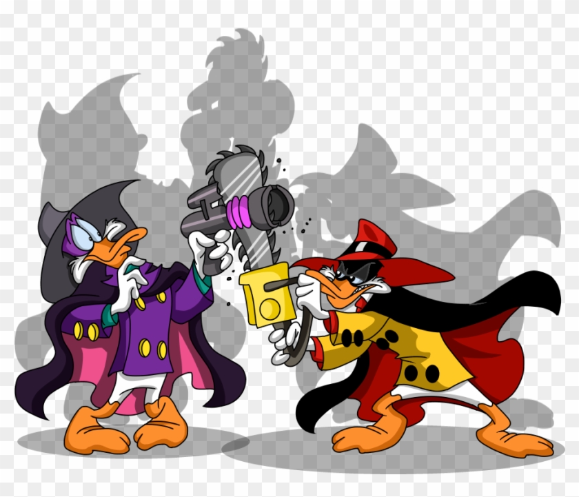 Darkwing Duck And Negaduck By Kimmyartmlp - Darkwing Duck #943750