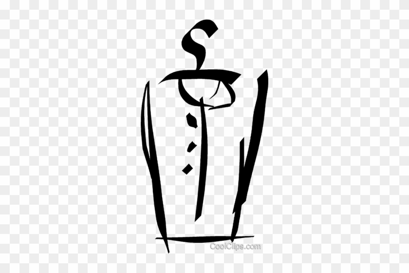 Dress Shirt On A Hanger Royalty Free Vector Clip Art - Dress Shirt On A Hanger Royalty Free Vector Clip Art #943937