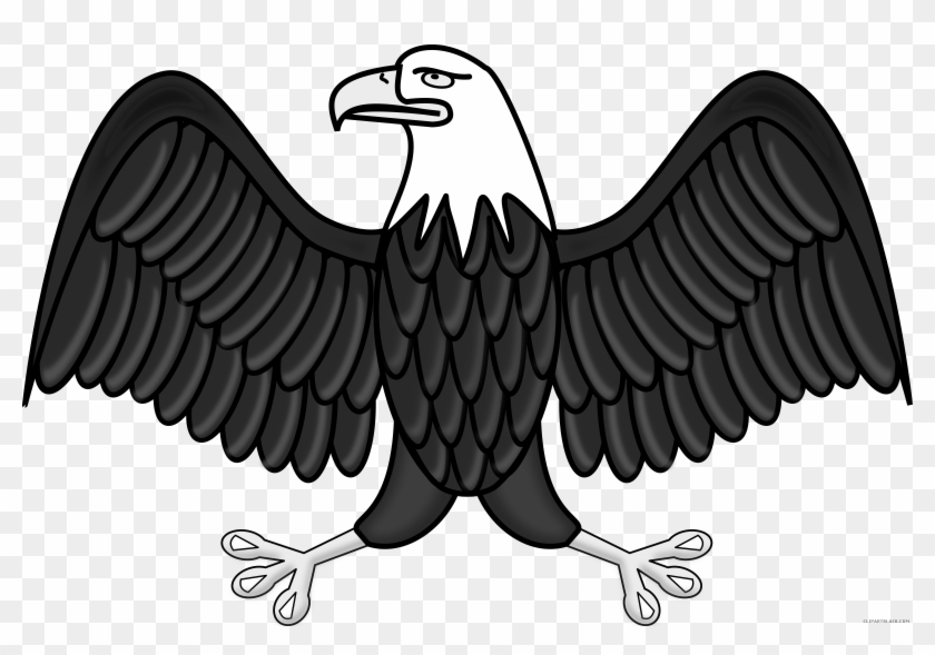 Bald Eagle Animal Free Black White Clipart Images Clipartblack - Eggale Png Clip Arts #944063
