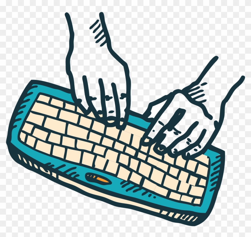 Computer Keyboard Drawing Animation Graffiti - Computer Graffiti #944463