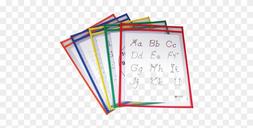 Dry Erase Pockets Have Become One Of My "how Did I - C-line Reusable Dry Erase Pockets #944487