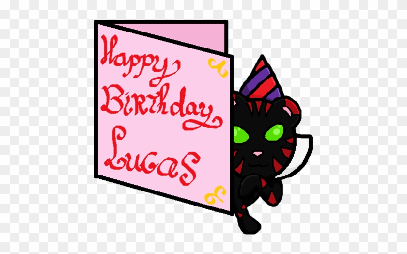 Happy Birthday Lucas By Baltazar-satanson - Cat Playing With Yarn #944706