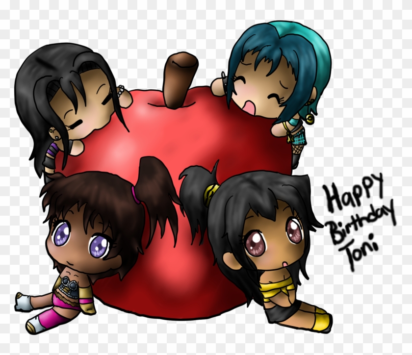 Happy Birthday Toni By Joykaiba - Cartoon #944775