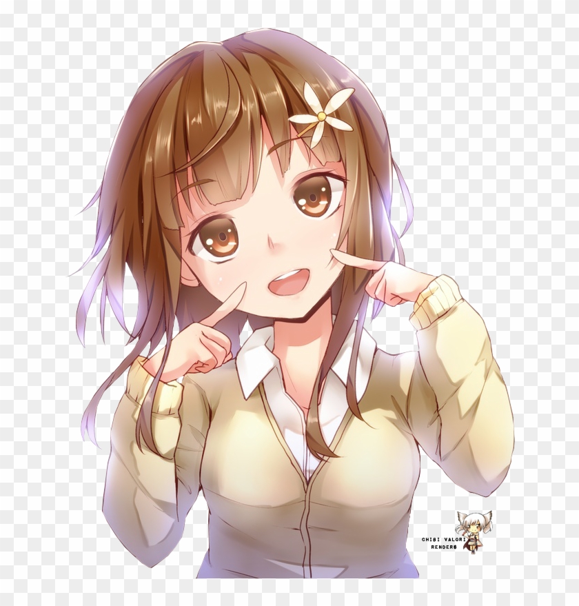 Cute Anime Kid Girl - Cute Anime Girl Smile #945031