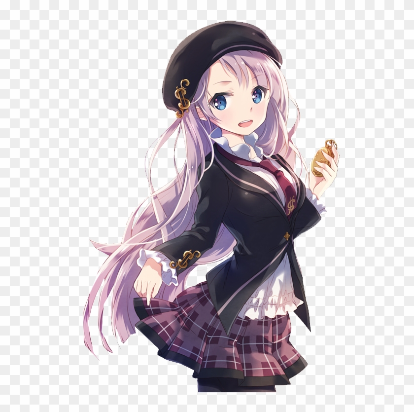 Pin By Sozaikenケンジ On Anime Characters - Hot Anime Girls Transparent Silver Hair #945030