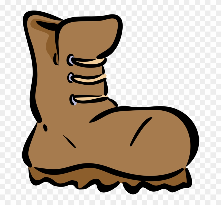 Vector Illustration Of Work Boot Shoe Footwear - Vector Illustration Of Work Boot Shoe Footwear #945066
