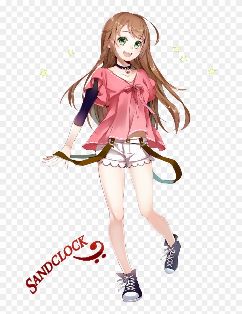 Anime Girl With Fan Weapons - Roblox Anime Girl Decal #945127