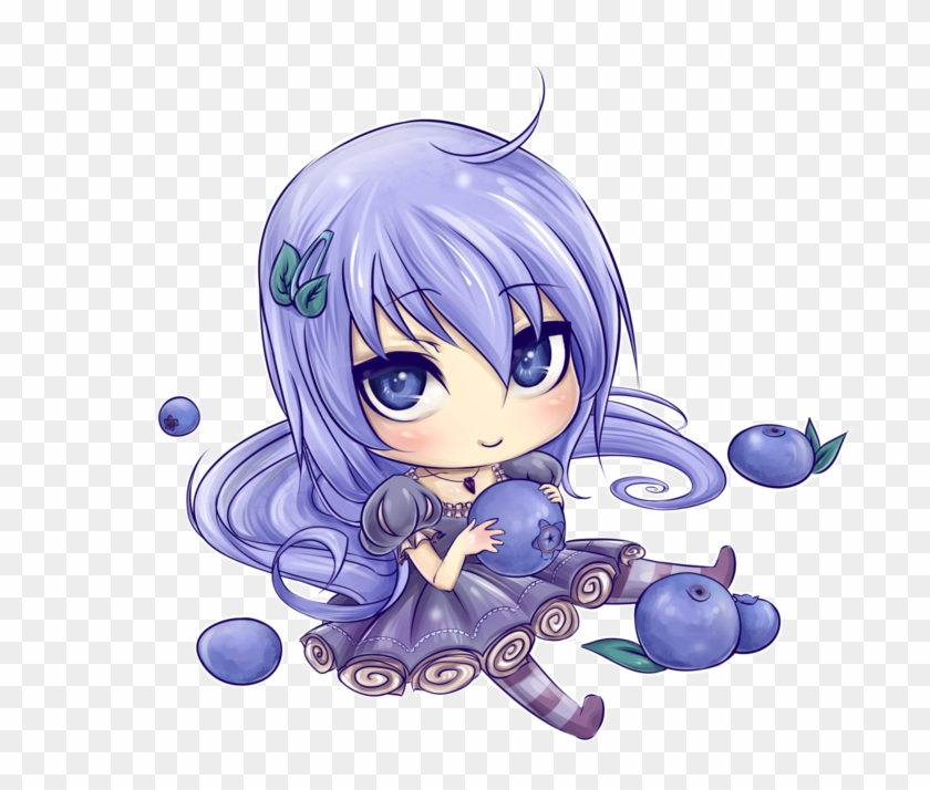 Blueberry Chibi Anime Art - Drawing #945331