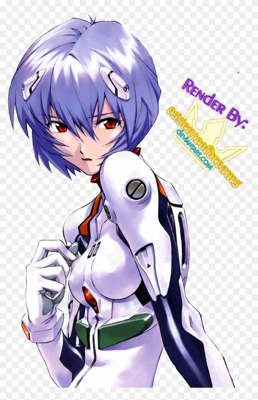 Rei Ayanami Render By Essenceofdreams Rei Ayanami Render - Neon Genesis Evangelion Wall Print Poster Decor 32x24 #945405