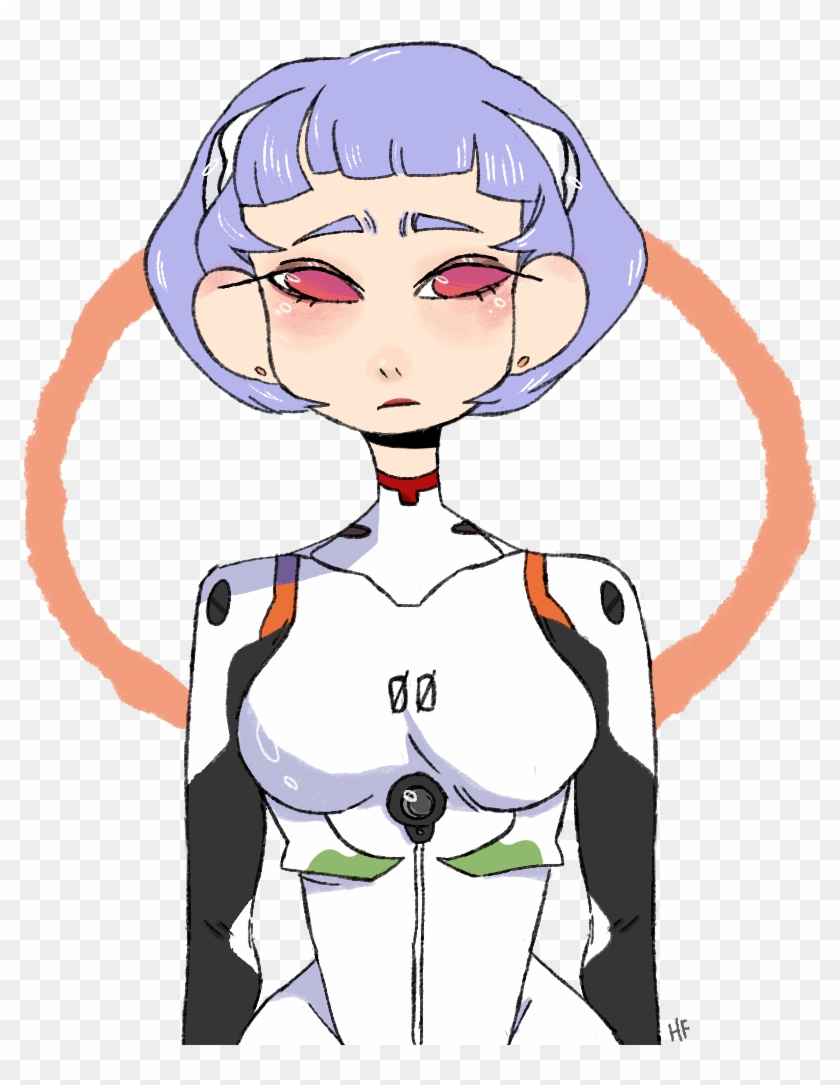 Rei Ayanami By Honeyfuru - Cartoon #945479