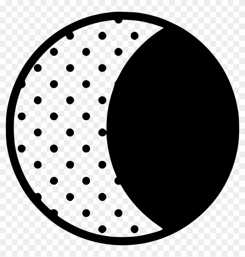 Waning Crescent Moon Comments - Scalable Vector Graphics #945561
