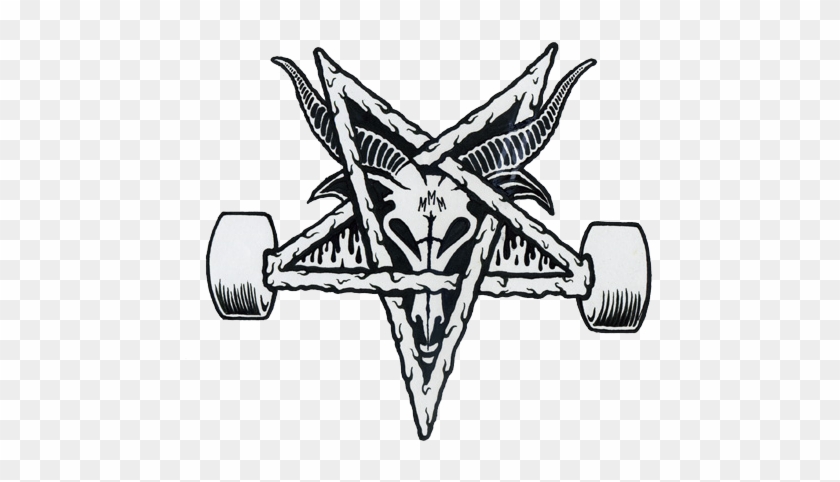 Comets Of Doom - Thrasher Skate Goat Logo #945686