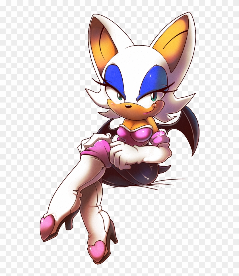 Sonic Heroes Rouge The Bat Amy Rose Cartoon Mammal - Cartoon #946044