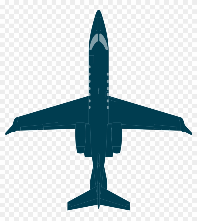 Learjet 70 Aircraft Top View - Top View Aircraft #946143