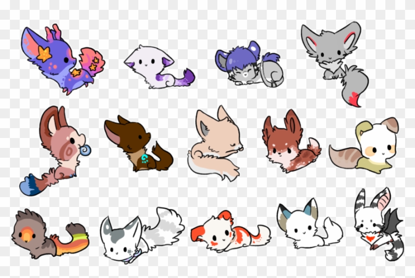 Micro Chibi Pack By Magicpawed - Chibi Animal Drawings #946326