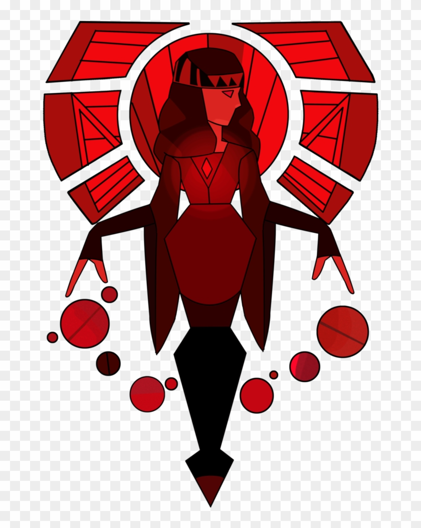 Red Diamond's Mural By Dustyglory - Red Diamond Steven Universe Mural Transparent #946384