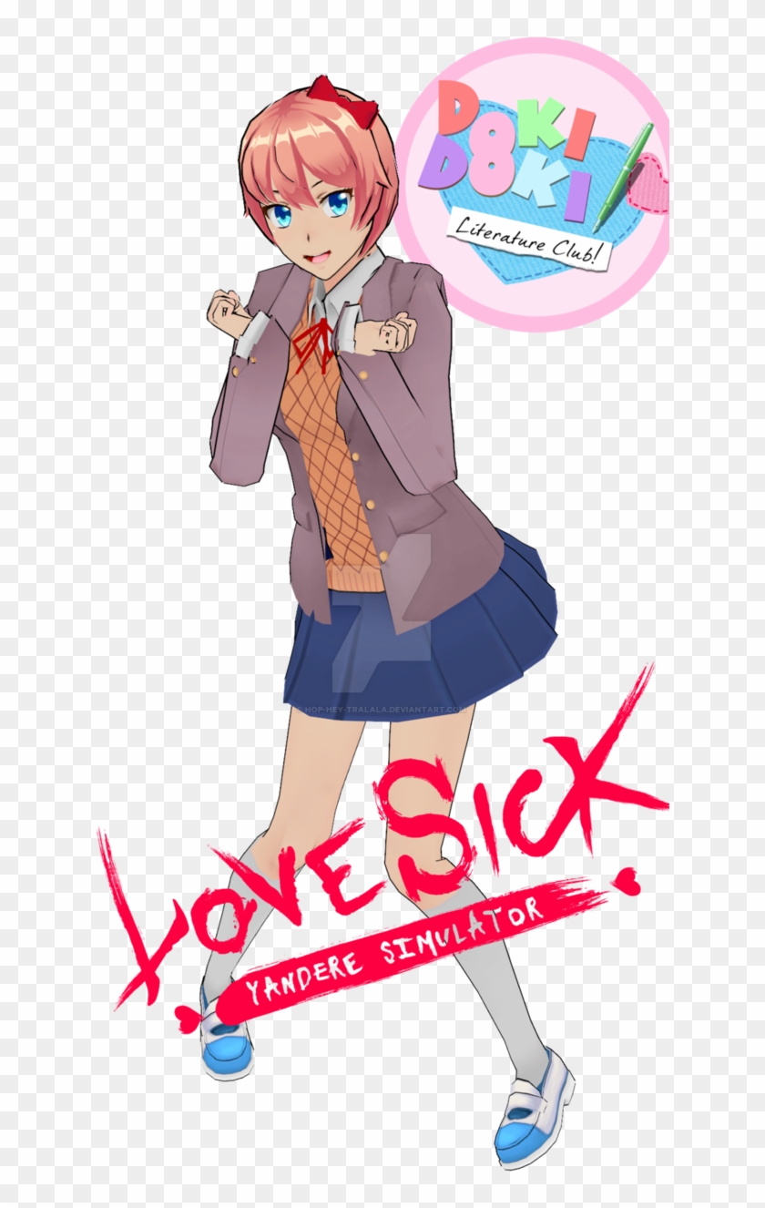 {mmd X Yandere Simulator X Ddlc} Sayori Model Edit - Ddlc X Yandere Simulator #946405
