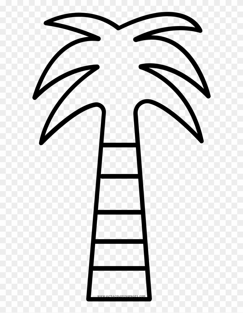 Coconut Tree Coloring Page - Coloring Book #946790