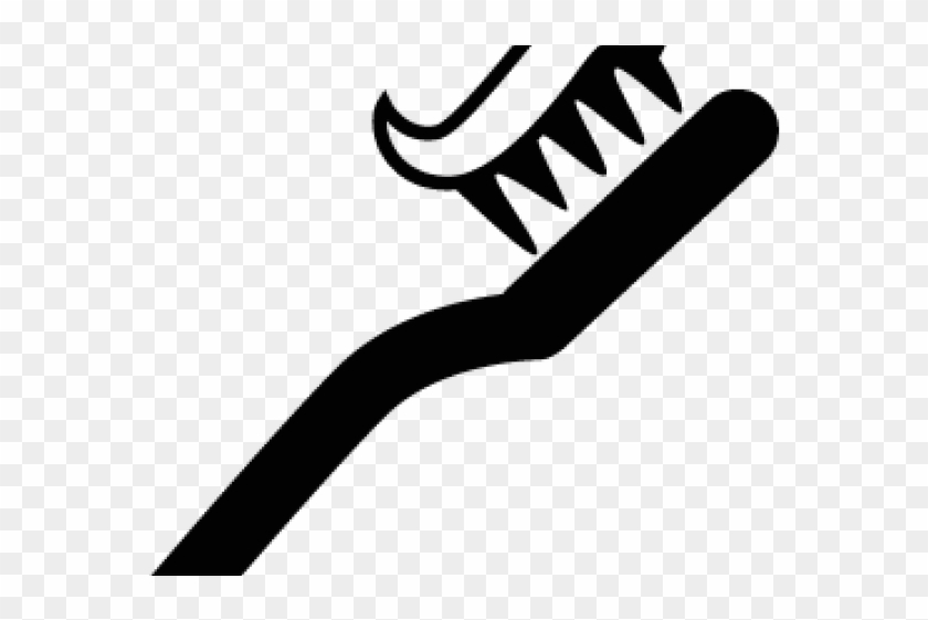 Toothbrush Clipart Silhouette - Tooth #947490