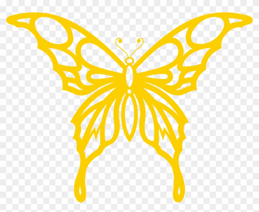 Butterfly Tattoo Stencil Drawing - Tribal Butterfly Tattoos #947923