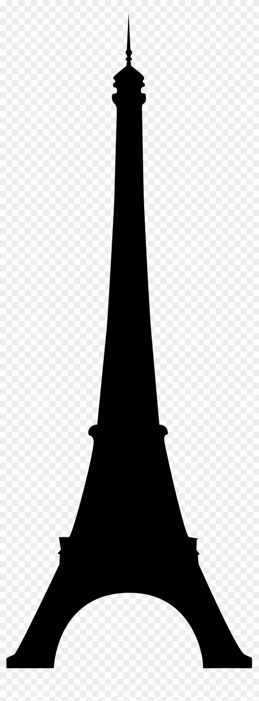 Eiffel Tower Silhouette Clip Art - Eiffel Tower Silhouette #948269