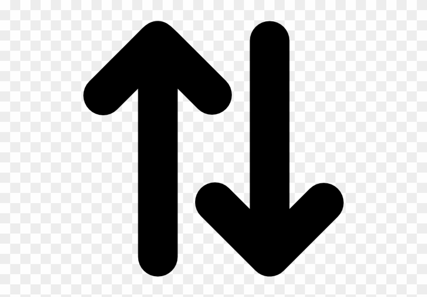 Up And Down Opposite Double Arrows Side By Side Free - Up And Down Symbols #948699