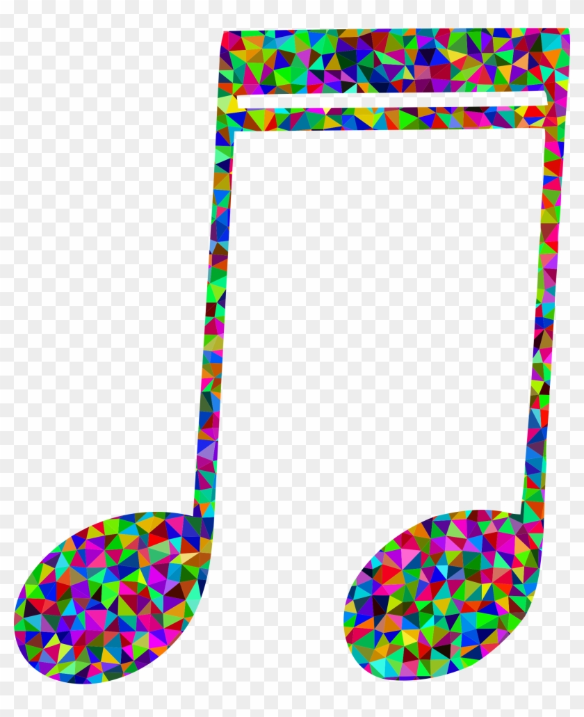 Clipart - Rainbow Music Notes Clipart #948810