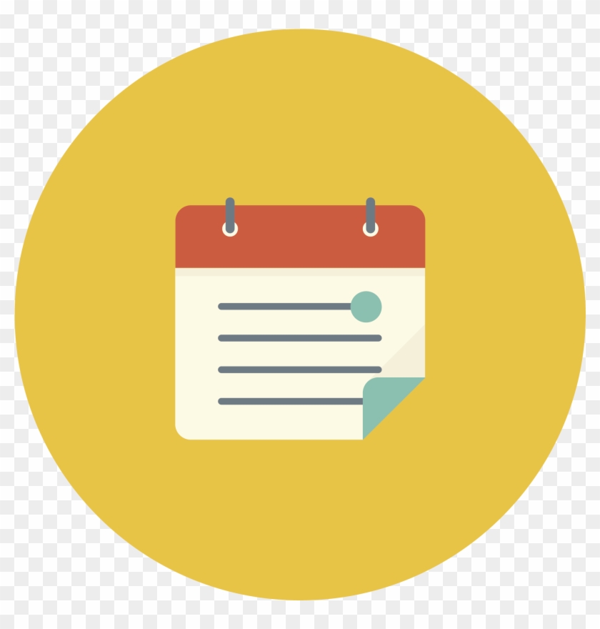 Flat Calendar Icon Stock Illustration - Event Icon Flat #948845