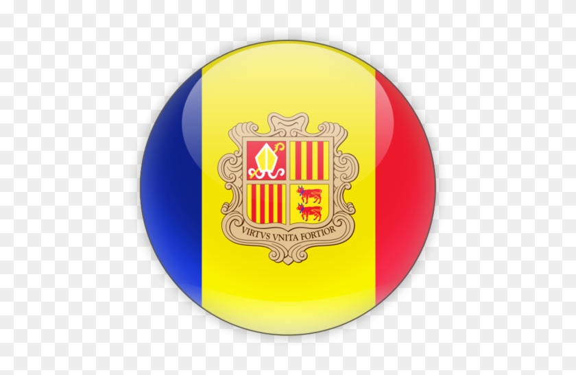 Illustration Of Flag Of Andorra - Andorra Coat Of Arms #948981