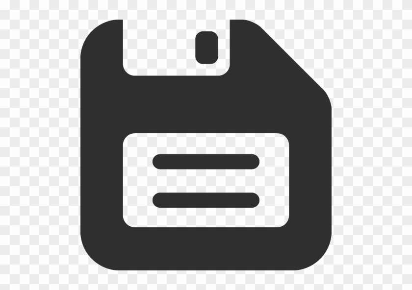 Black Save Icon Image - Black Salve #949270