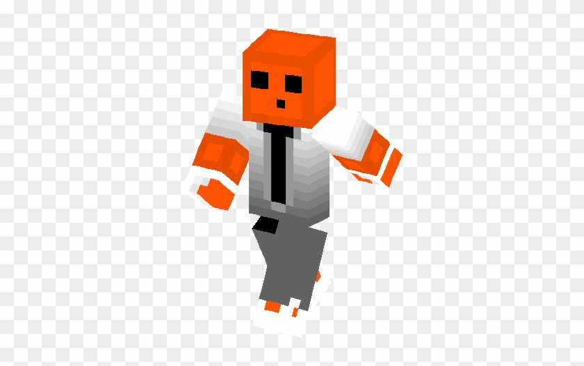Orange Slime Teen Skin - Minecraft #949512