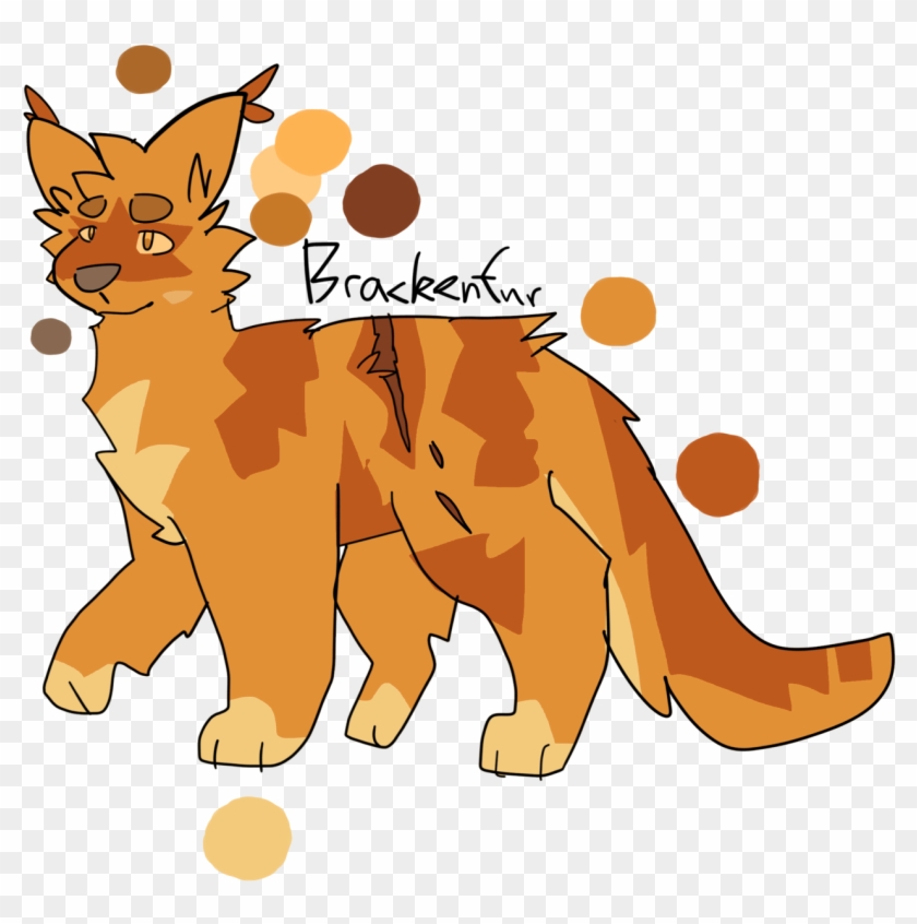 Brackenfur Warriors Tom Warrior Cats Thunderclan Sycamorrebark - Cartoon #950264