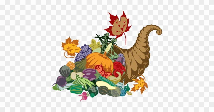 Graphics Ideas For Holidays Greetings Using Scripts - Cornucopia Clip Art #951264